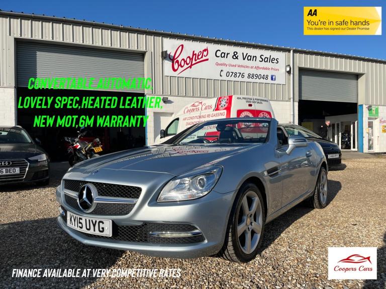 2015 Mercedes-Benz SLK SLK 250 CDI BlueEFFICIENCY 2dr Tip Auto CONVERTIBLE Diesel Automatic