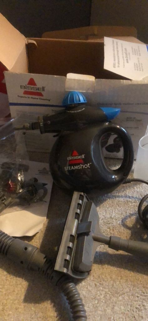 Bissell handheld steam cleaner 