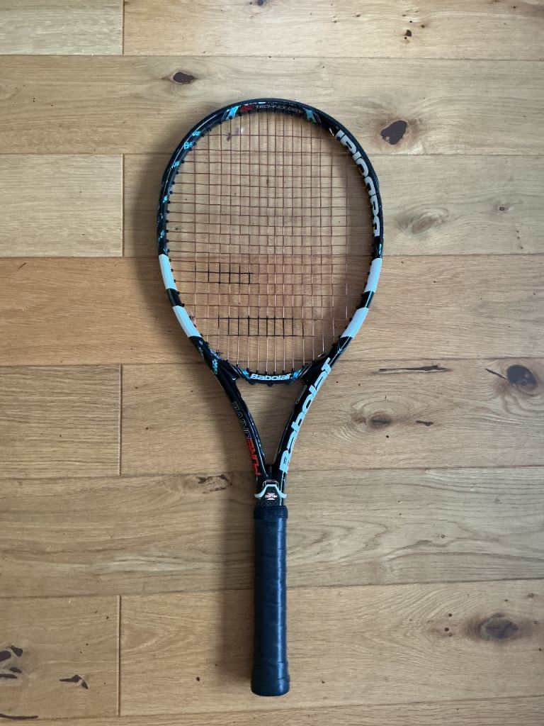 Babolat Pure Drive Tennis Racket. Grip 2. Exceptional Condition. New Luxilon Restring 