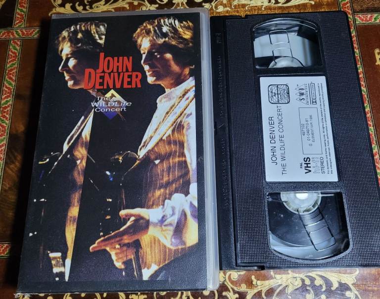 John Denver -  The Wildlife Concert- PAL VHS Music  Video Tape 1995 Excellent Condition b14