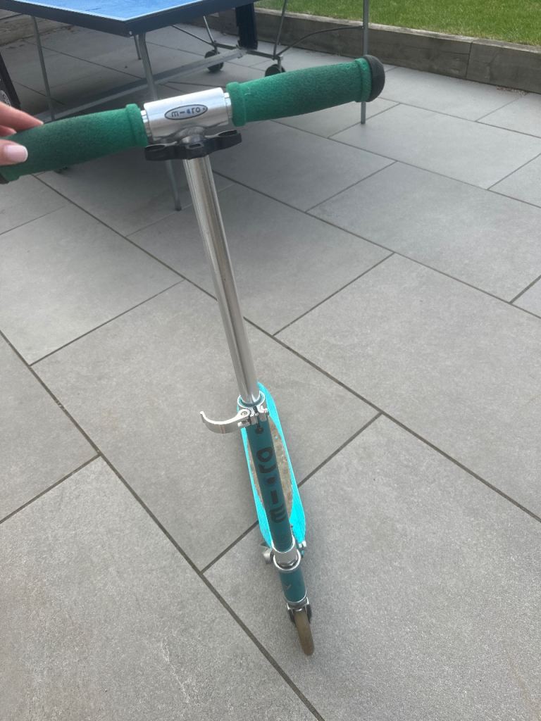 Blue mico scooter