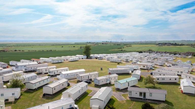 Large 2 bedroom Static Caravan For Sale with Patio Doors