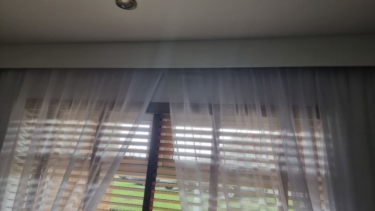 Double Curtain Rail Track PCV Ceiling SET with CLIPS + COVER