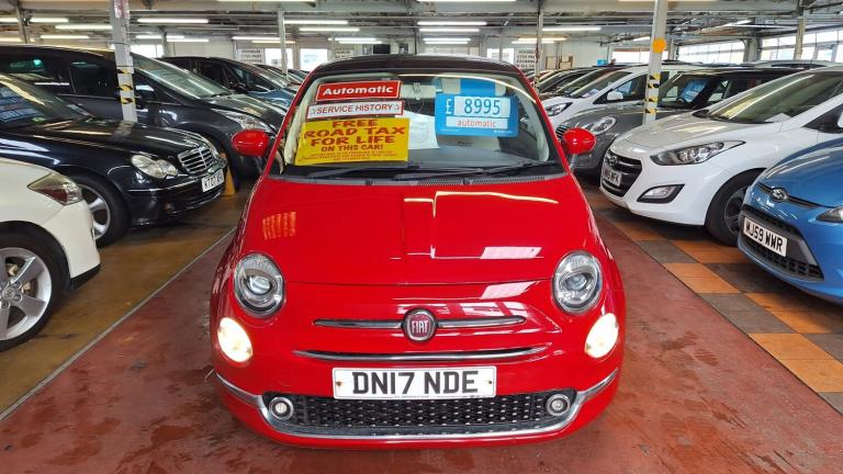 2017 Fiat 500 1.2 Lounge Dualogic Automatic 3-Door From £8,195 + Retail Package HATCHBACK Petrol ...