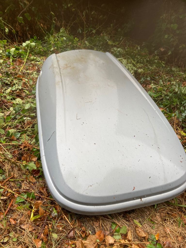 Roof box. Cargo