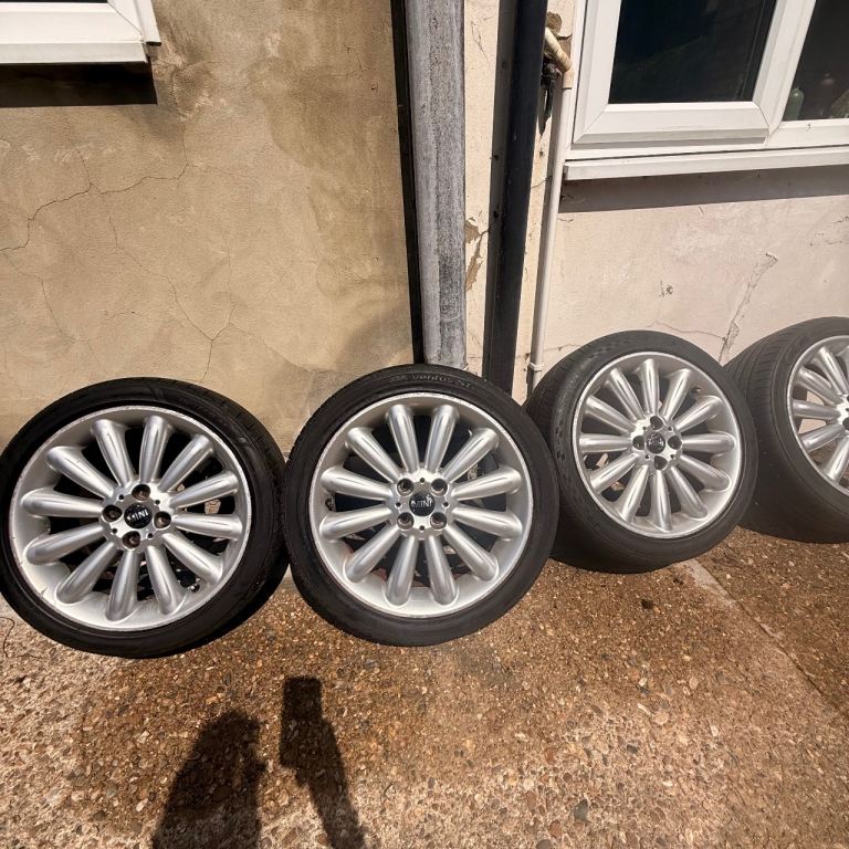 Bargain - 4 Mini Cooper S Alloys with Good Tyres