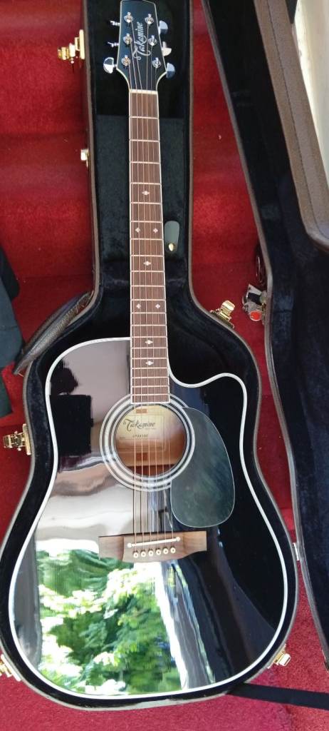 Takamine EF341SC  Electro Acoustic  full size guitar. With hard case. For ages 12 to adult.