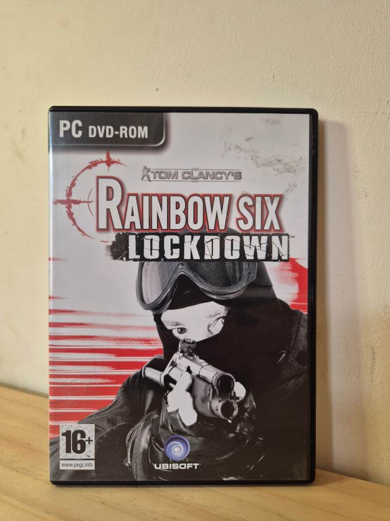Tom Clancy’s Rainbow Six Lockdown PC Game – CIB, All Inserts, Good Disc