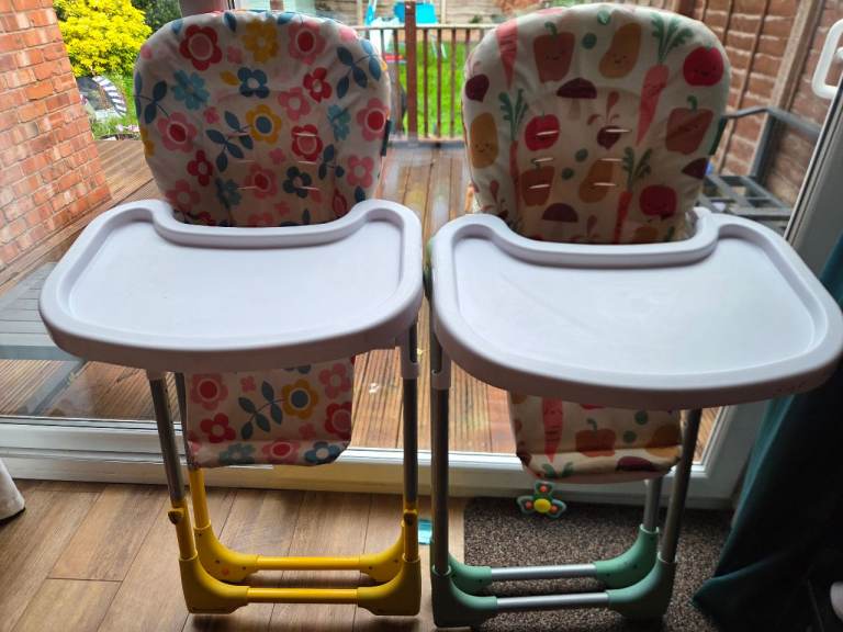 Free Cosatto noodle 0+ high chairs x2