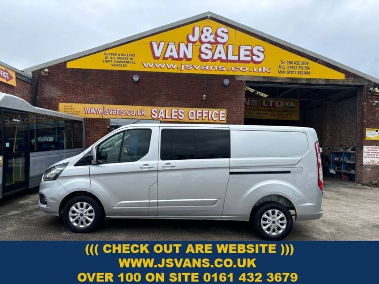2022 22 FORD TRANSIT CUSTOM COMBI CREW VAN L2 LTD 33000 MLS L.W.B MODEL  DIESEL