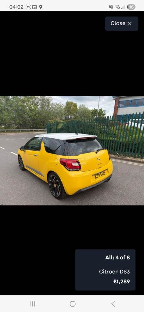 Citroen, DS3, Hatchback, 2011, Manual, 1598 (cc), 3 doors