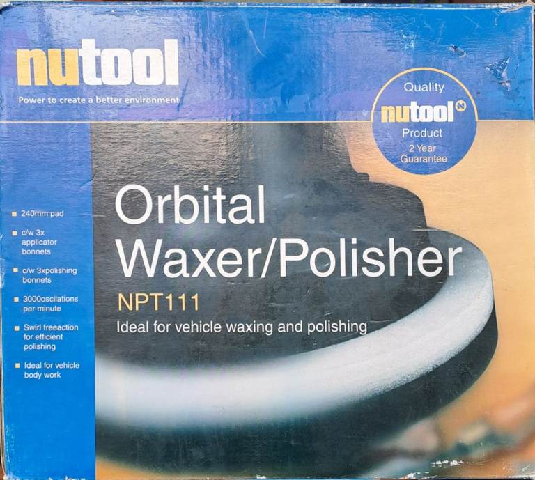 Nutool Orbital Waxer Polisher NPT111 – nearly New
