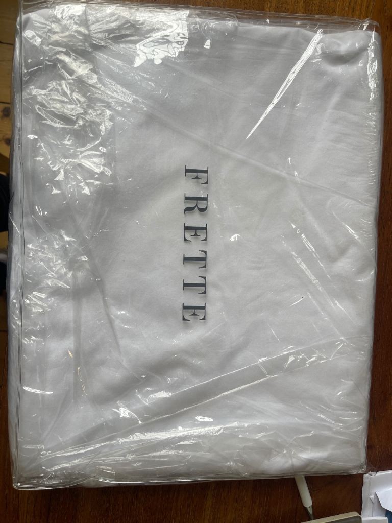 FRETTE -King Flat Sheet – Luxury Hotel Cotton – New