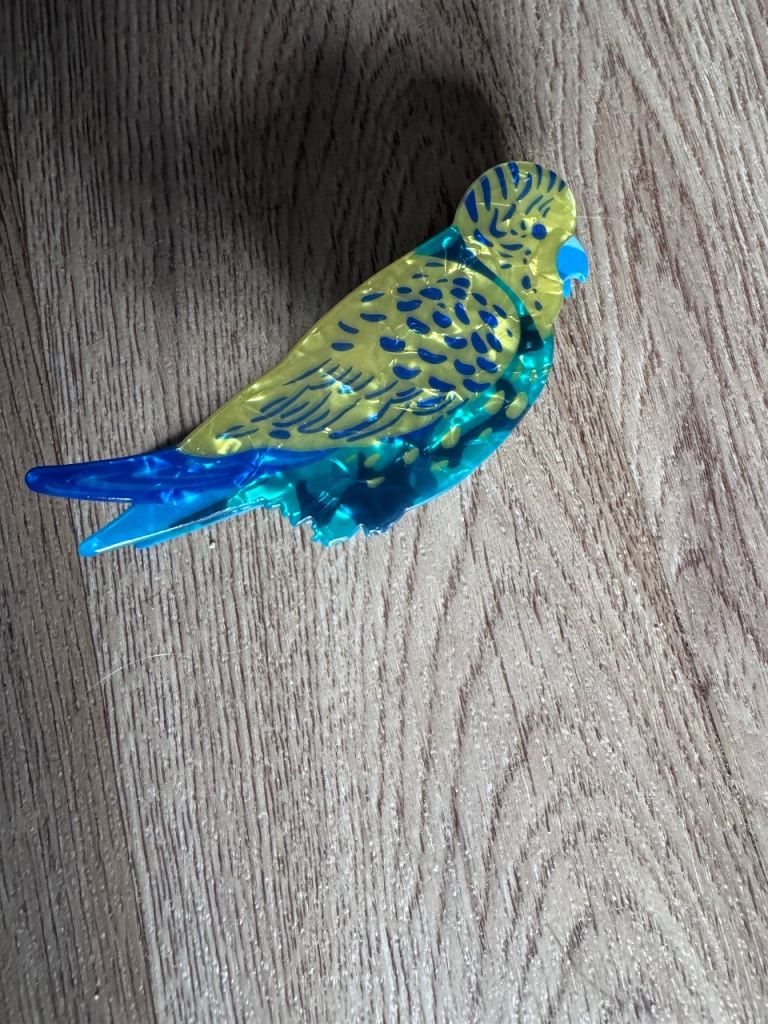 Primark Claw Clips Budgie Bird Turtle 
