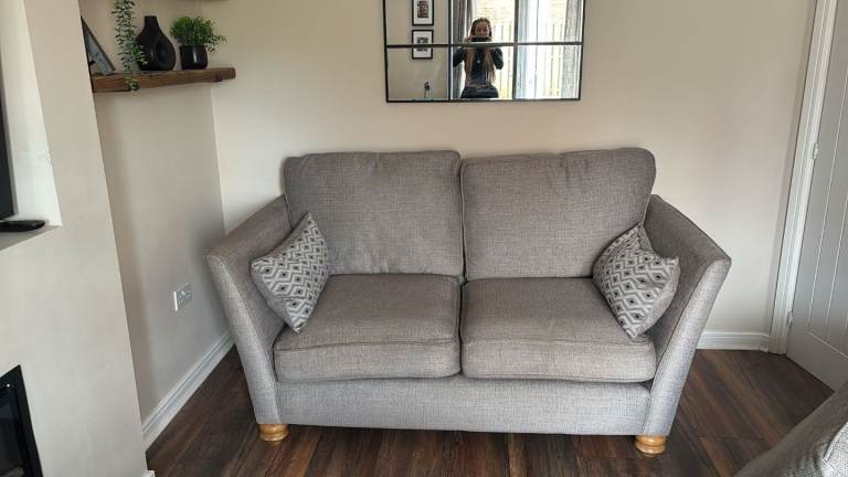 2 x 2 seater Oakland furniture sofa