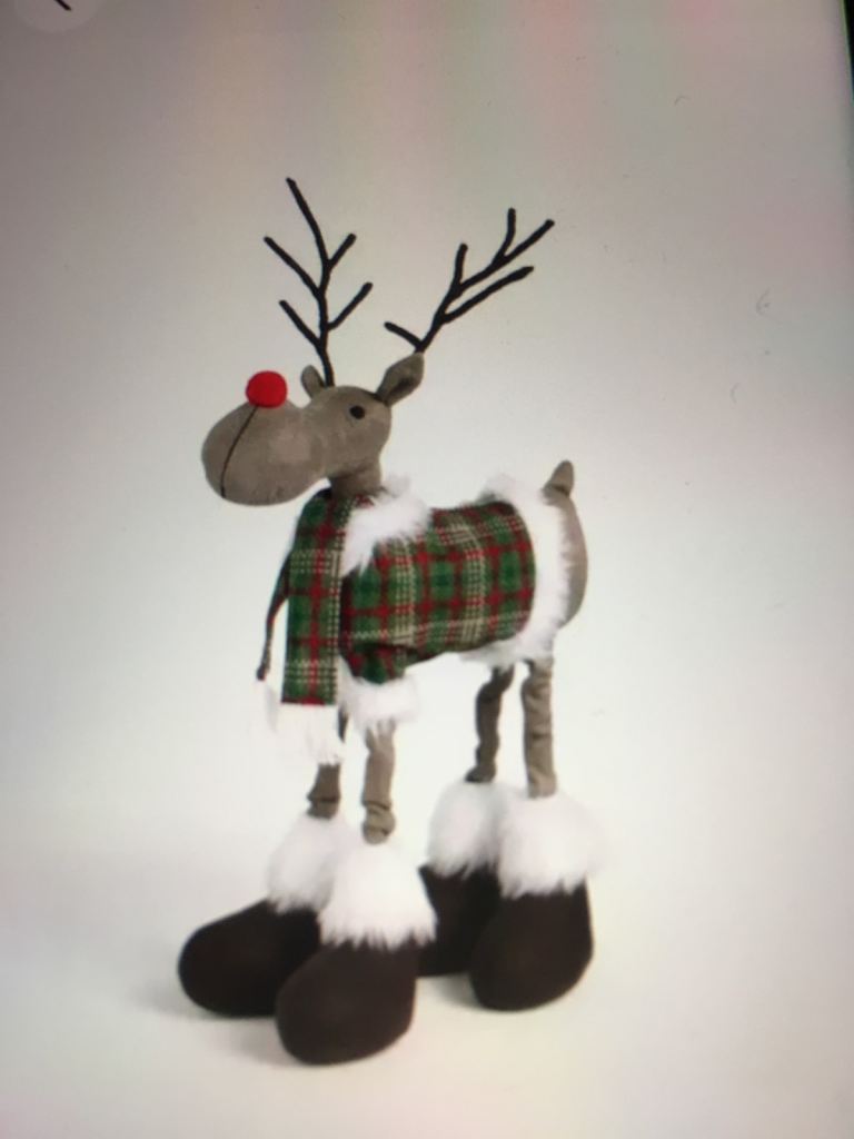 Felt reindeer, John Lewis, as new, unopened