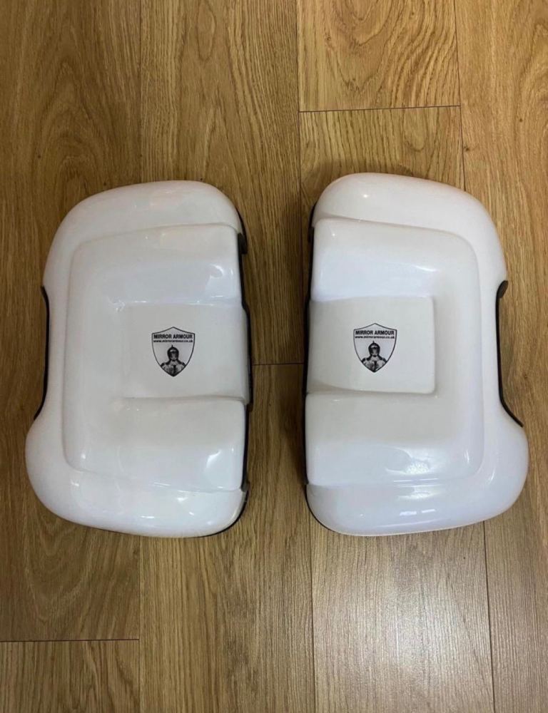 Motorhome Mirror Covers - Mirror Armour (White) 