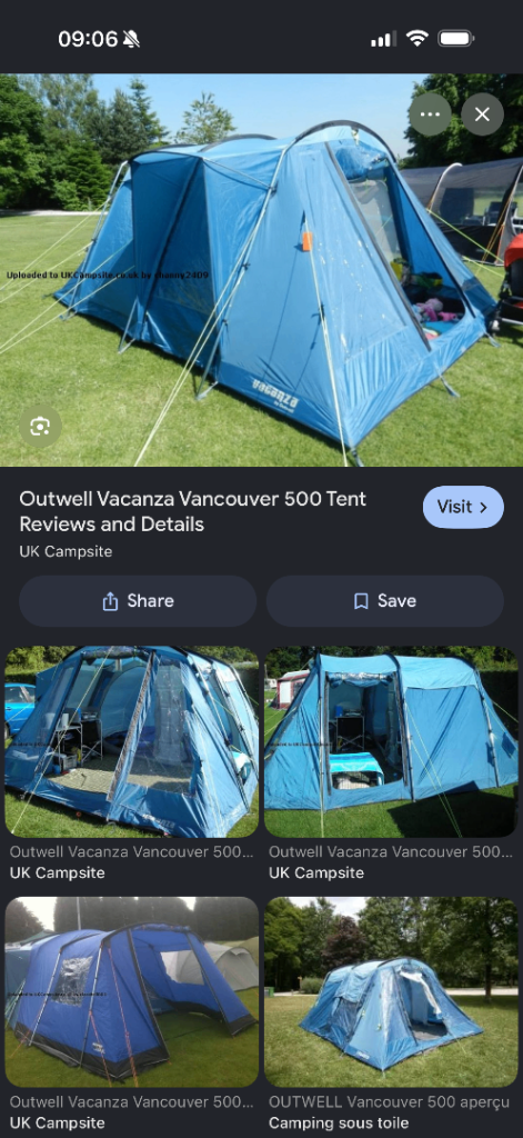 ***BARGIN LAST FINAL R 500 5 man Tent £5