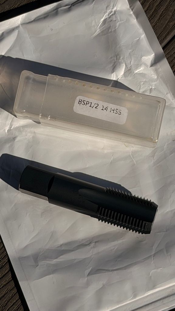 1/2" BSP G1/2-14 HSS Pipe Thread Second Tap Threading British Standard Pipe