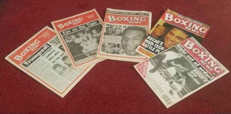 Boxing news weekly 1984 - 1996 excluding P&P