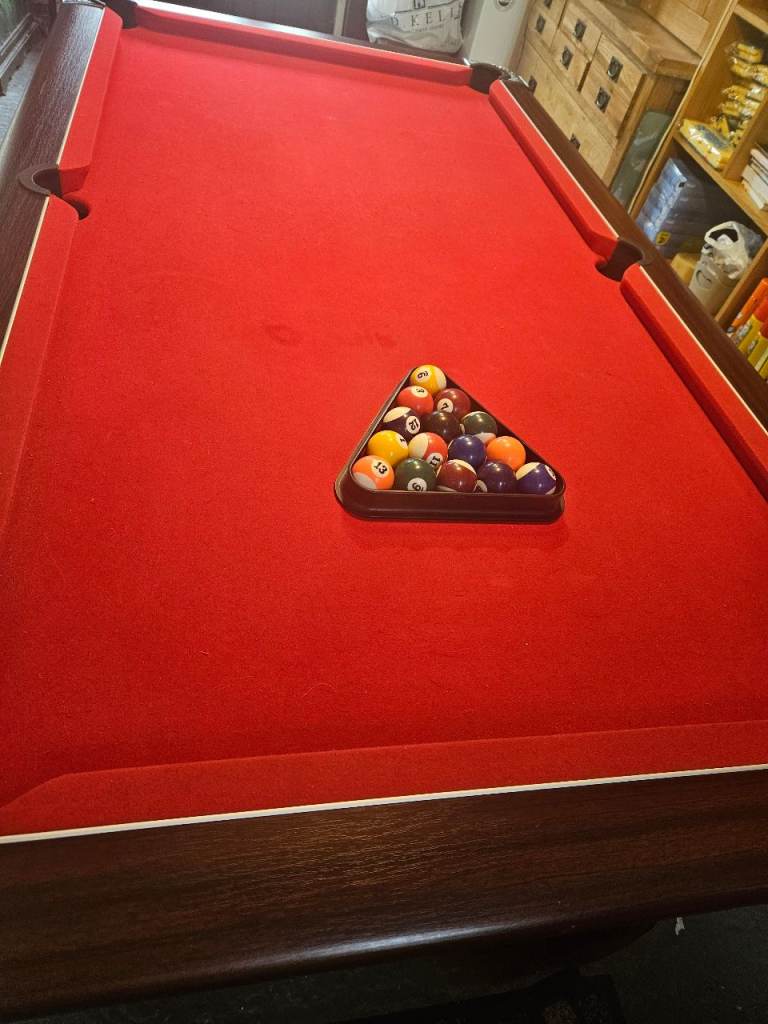 6x4ft slate bed Pool Table