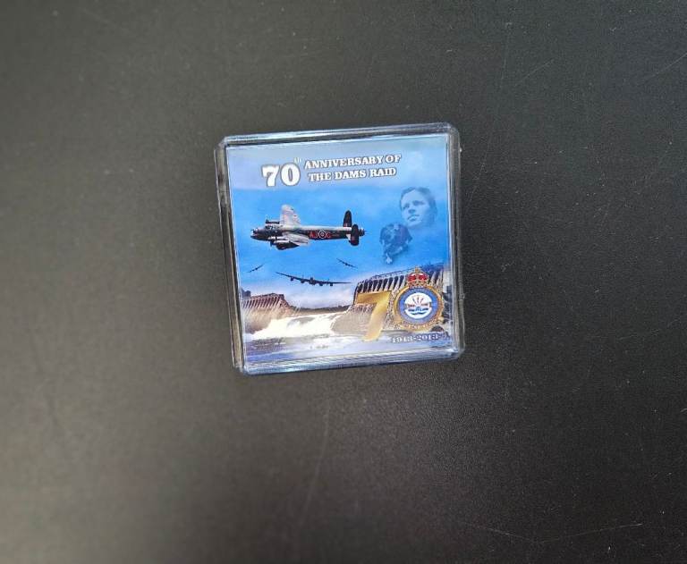 Fridge magnet commerating 70th Anniversary of The Dams Raid 