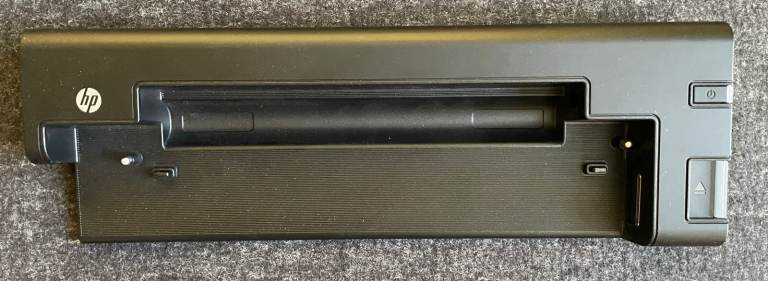 HP 2560 Docking station for HP EliteBook, as new, with HP power supply