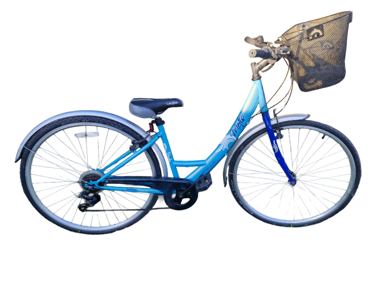 Ladies Hybrid bike with basket 16" step through frame 700c wheels 6 speed gears serviced 🚲