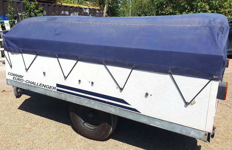 Conway Trailer Tent with Giant Awning