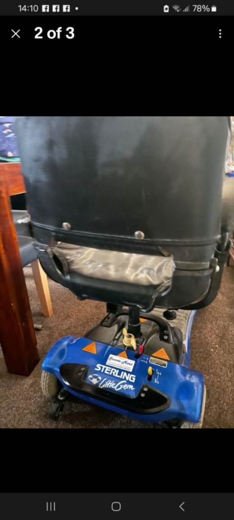 Sterling Little Gem 4mph mobility scooter could deliver if local was £295 now £250 bargain !