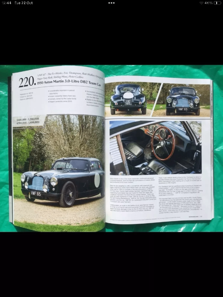 FESTIVAL OF SPEED BONHAMS AUCTION 2024