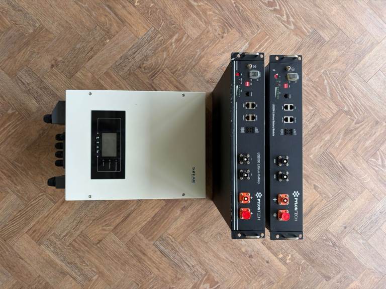 Solar Storage Inverter and Batteries (AC Coupled)