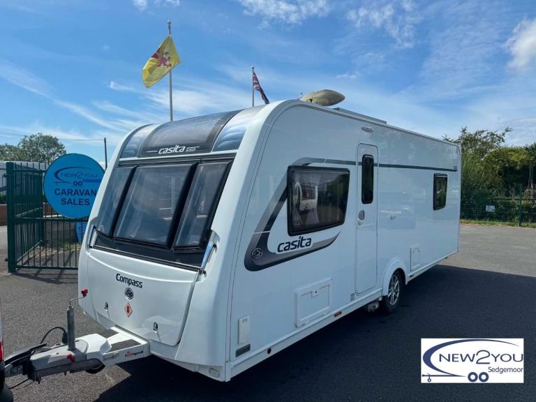 2017 Compass Casita 550 4 Berth ISLAND BED Caravan - STOCK J046