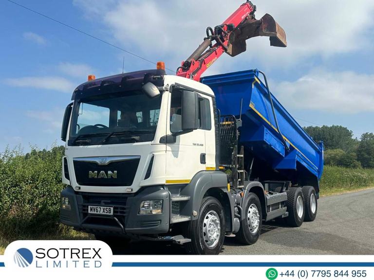 MAN/ ERF TGS 32 400 8 X 4 Tipper with Grab