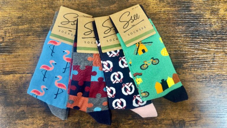image for Men’s Novelty Socks Multi Pack 4 Pairs