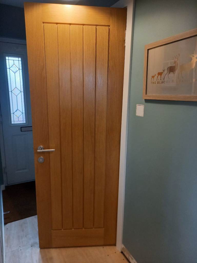 Howdens internal oak door 