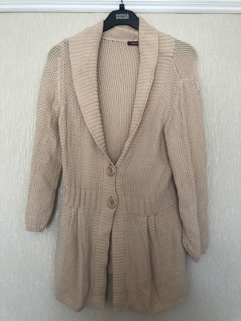 Brand New Ladies Long Cardigan Size UK 16