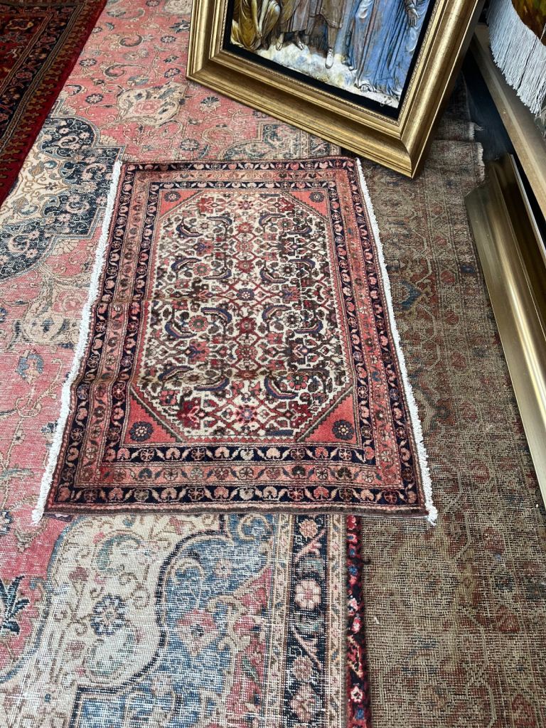 Persian hand knotted wool rug 108x70 