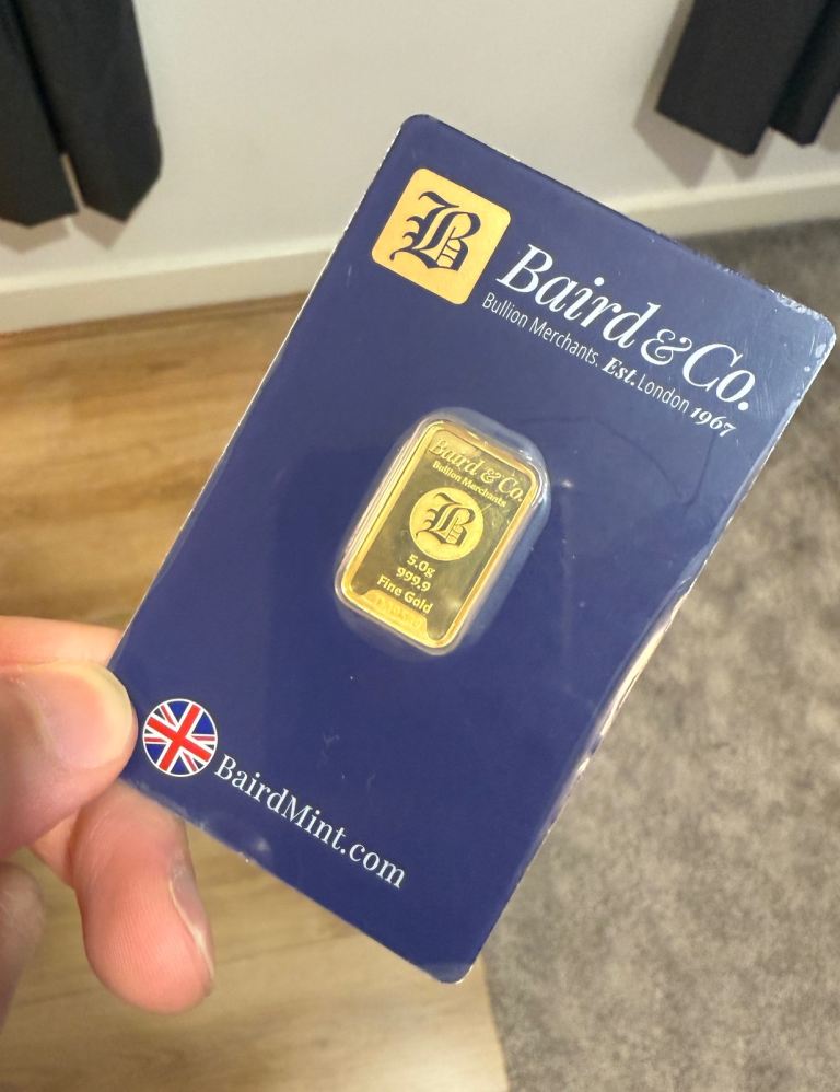Gold Bullion Bar 5 grams