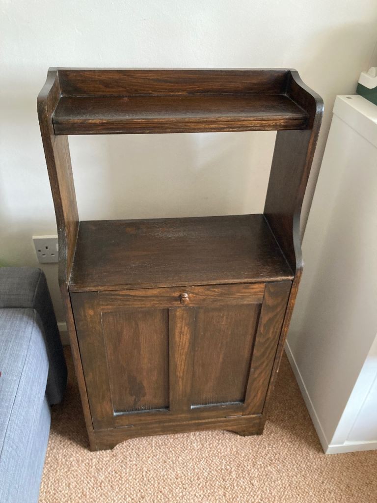 Vintage Dark Wood Cabinet