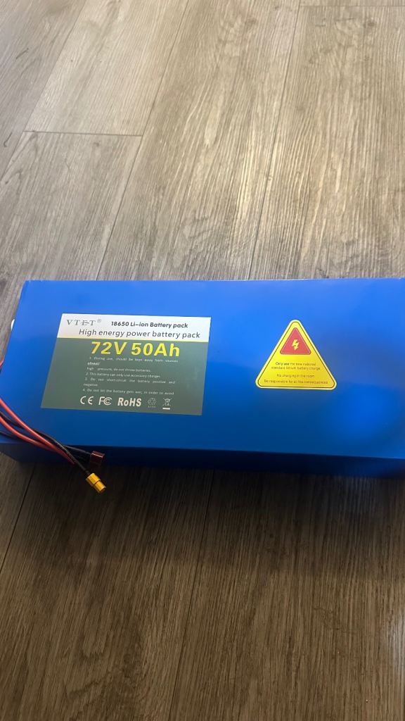 image for E Bike 72v 50ah Battery