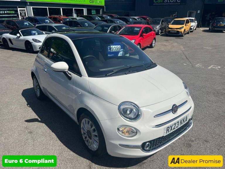 2023 Fiat 500 White 1.0 MHEV hatchback, 39,960 miles, Euro 6, ULEZ compliant, 6-speed man Hatchba...