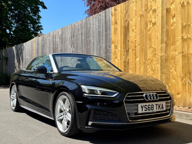 2018 Audi A5 Cabriolet 2.0 TFSI 40 S line S Tronic Euro 6 (s/s) 2dr CONVERTIBLE Petrol Automatic