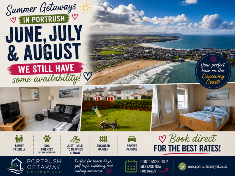 Self catering holiday home in Portrush 