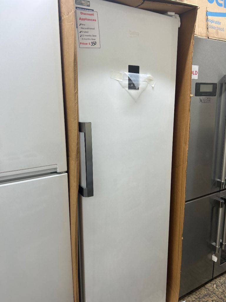 image for Beko tall fridge new 12 mth gtee