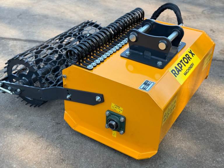 RAPTOR X 80 Hydraulic Rotavator Tiller for 3 ton - 8 ton Excavator digger