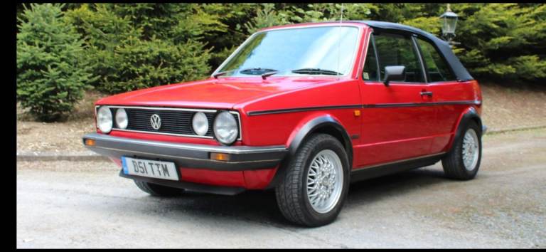 Volkswagen, GOLF, Convertible, 1987, Manual, 1781 (cc), 2 doors
