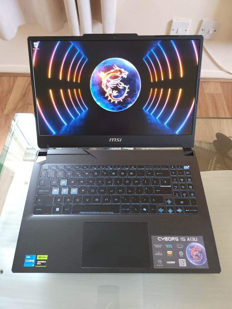 ❤️ MSI Cyborg 15 A13U Gaming Laptop 144Hz i5-13th Gen 16GB RAM 512GB SSD NVIDIA RTX 3050 *WARRANTY*