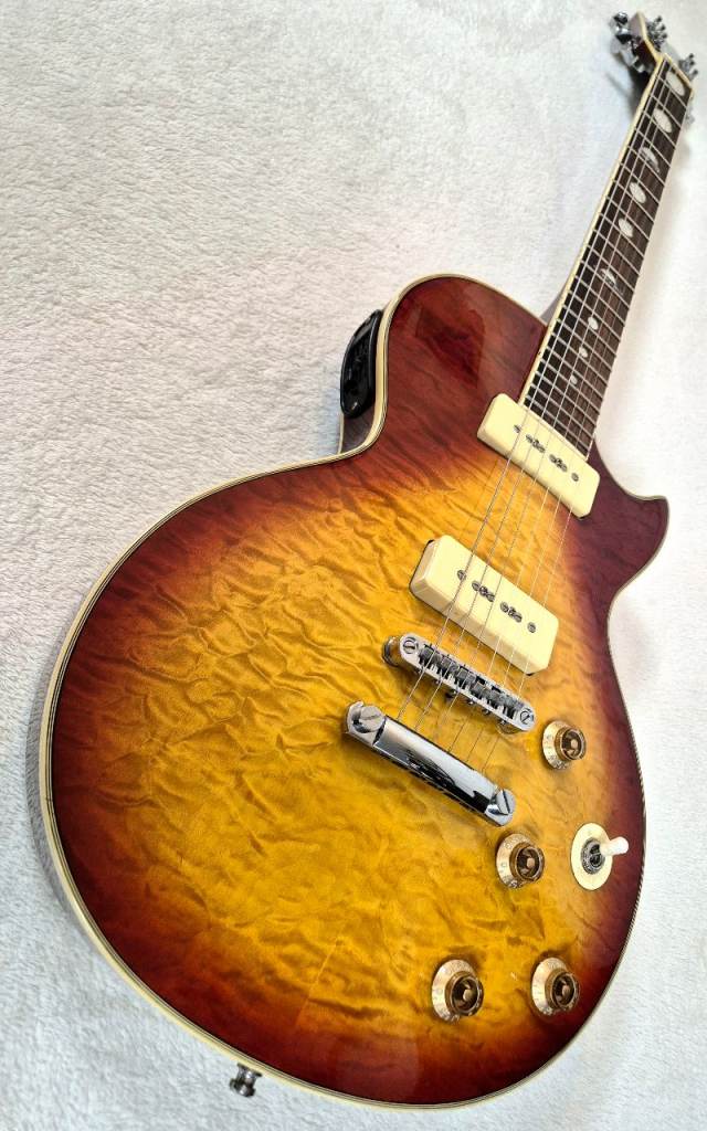 2006 Solstice Sunray Semi-Hollow Les Paul Electric Guitar 