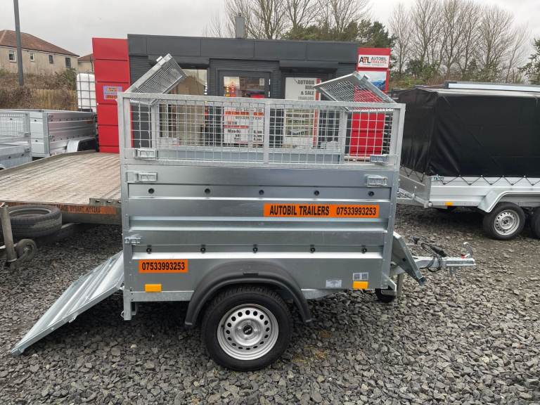 BRAND NEW 5ft X 4ft DOUBLE BOARDSIDE TRAILER WITH 40CM MESH